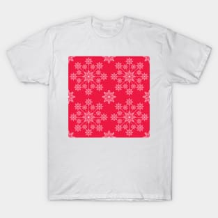 Snow flakes pattern T-Shirt